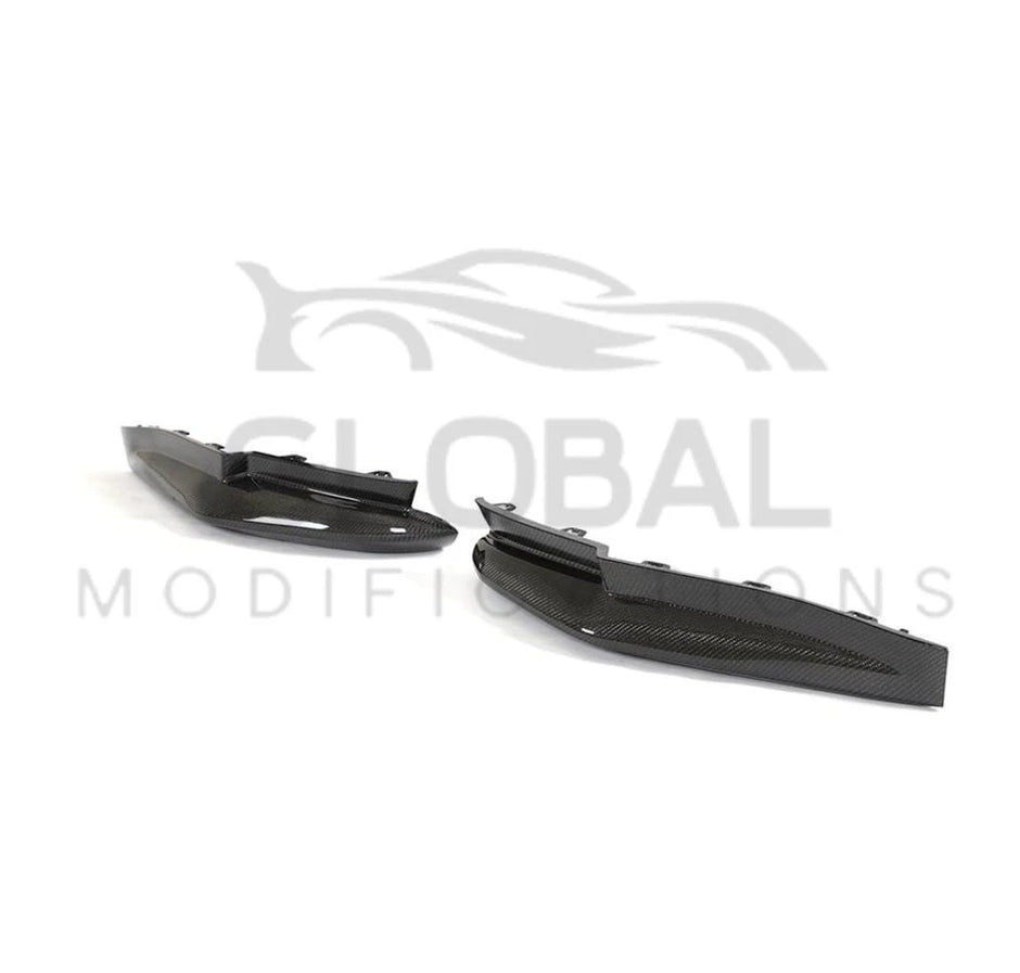 BMW M3 G80 G81 REAR BUMPER CORNERS CARBON FIBRE - OEM STYLE 20-25