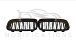 BMW X5 F15 GLOSS BLACK FRONT GRILL - X5M STYLE - BLACK 13-18
