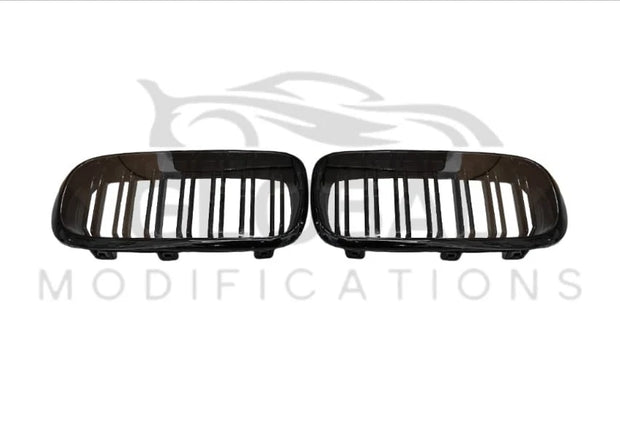 BMW X5 F15 GLOSS BLACK FRONT GRILL - X5M STYLE - BLACK 13-18