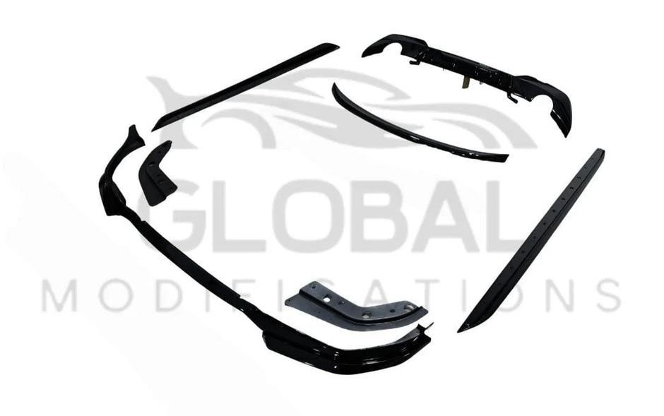 BMW 3 SERIES G20 GLOSS BLACK FULL BODY KIT - MP STYLE - BLACK 19-22