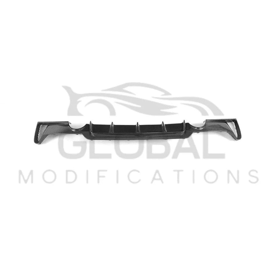 BMW 4 SERIES F32 F33 F36 440I GENUINE CARBON FIBRE REAR DIFFUSER - MP STYLE