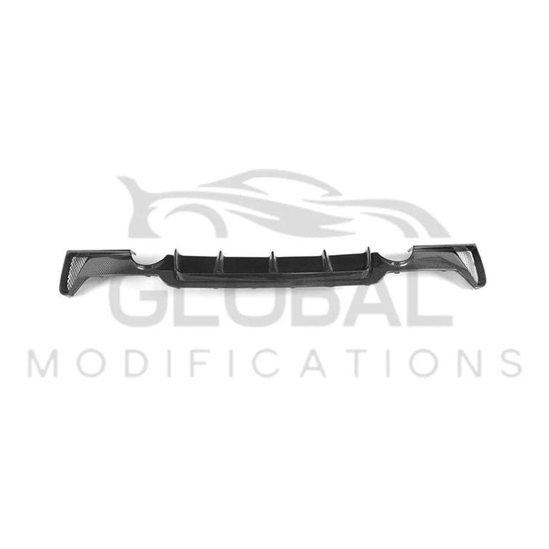 BMW 4 SERIES F32 F33 F36 440I GENUINE CARBON FIBRE REAR DIFFUSER - MP STYLE
