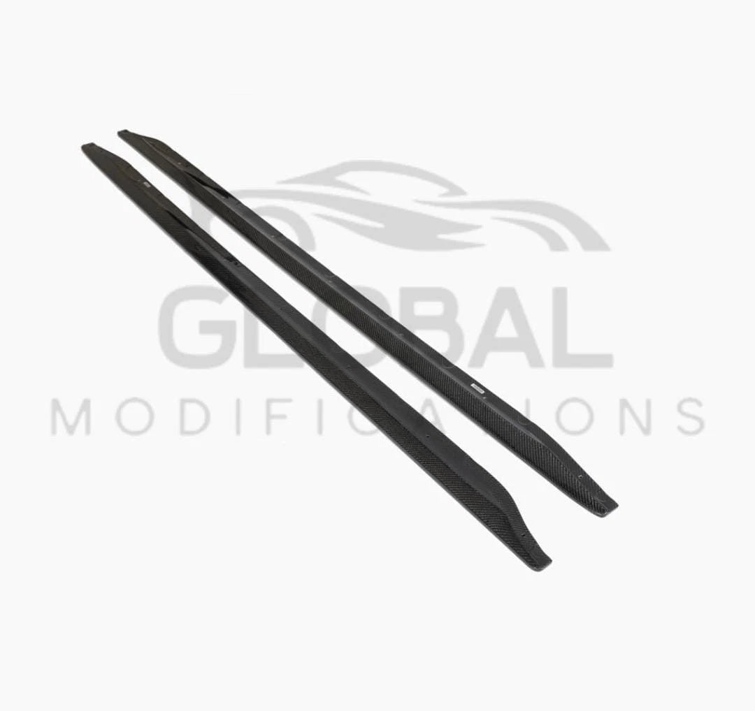 BMW M3 G80 GENUINE CARBON FIBRE SIDE SKIRT EXTENSIONS 20-25