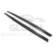 BMW M3 F80 GENUINE CARBON FIBRE SIDE SKIRT EXTENSIONS - MP STYLE - 14-18
