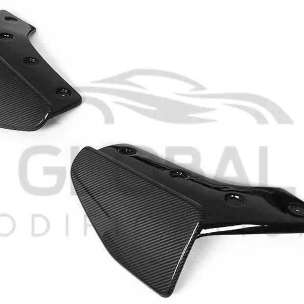 BMW X5 F15 GENUINE CARBON FIBRE REAR CORNER SPLATS PIECES - MP STYLE - 13-18