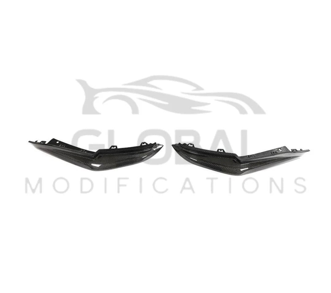 BMW M3 G80 G81 REAR BUMPER CORNERS CARBON FIBRE - OEM STYLE 20-25