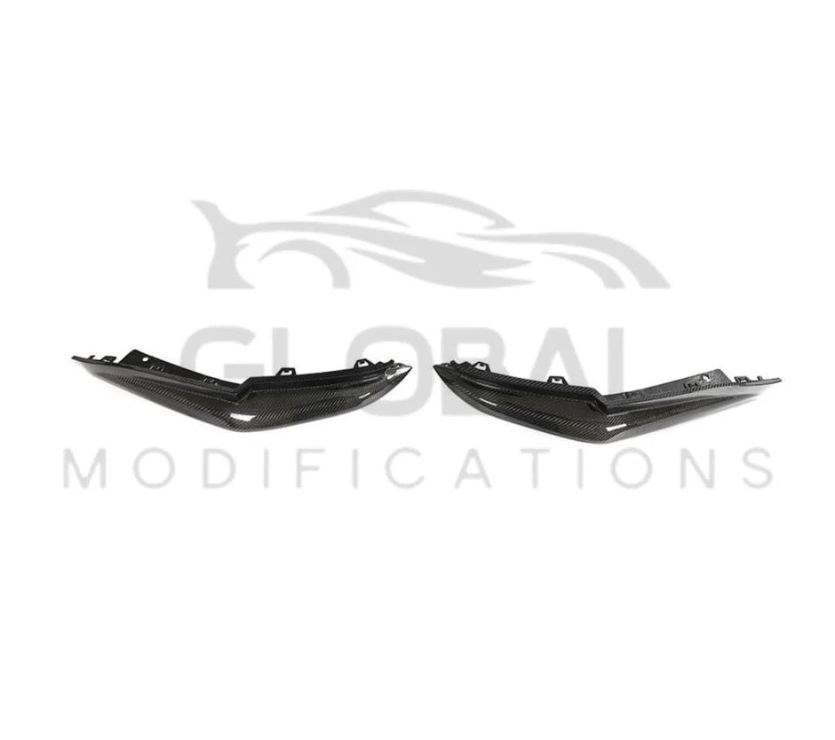 BMW M3 G80 G81 REAR BUMPER CORNERS CARBON FIBRE - OEM STYLE 20-25