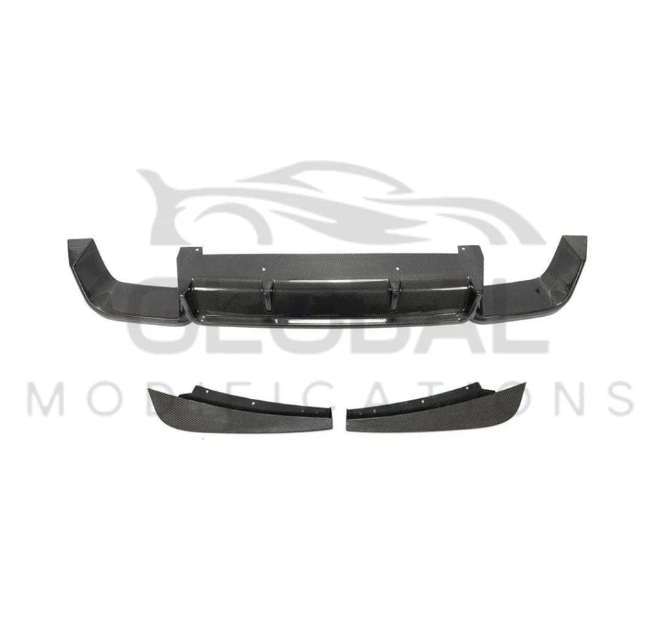 BMW X3M F97 GENUINE CARBON FIBRE 3 PIECE REAR DIFFUSER - 19-24