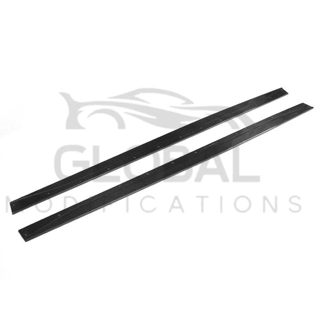 BMW M4 F82 F83 GENUINE CARBON FIBRE SIDE SKIRT EXTENSIONS - MP STYLE - 14-20