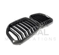 BMW X5M F95 PRE LCI GENUINE CARBON FIBRE FRONT GRILL - X5M STYLE - BLACK 19-22