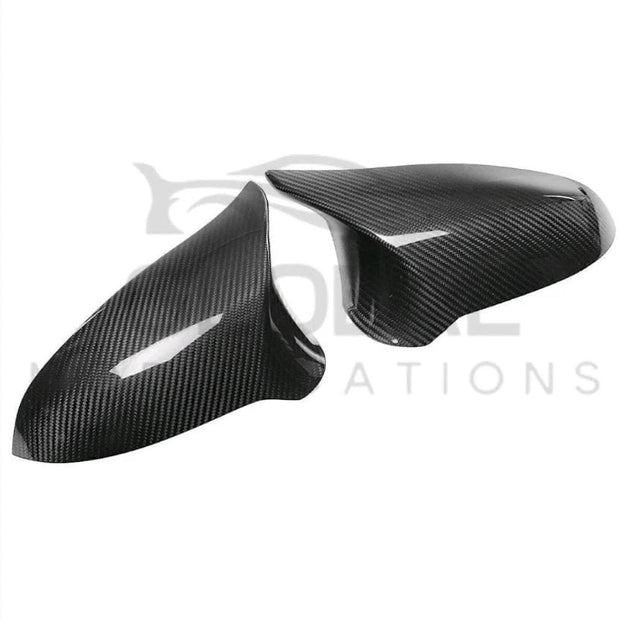 BMW M2 M3 M4 F87 F80 F82 GENUINE CARBON FIBRE MIRROR COVERS - M STYLE 14-19