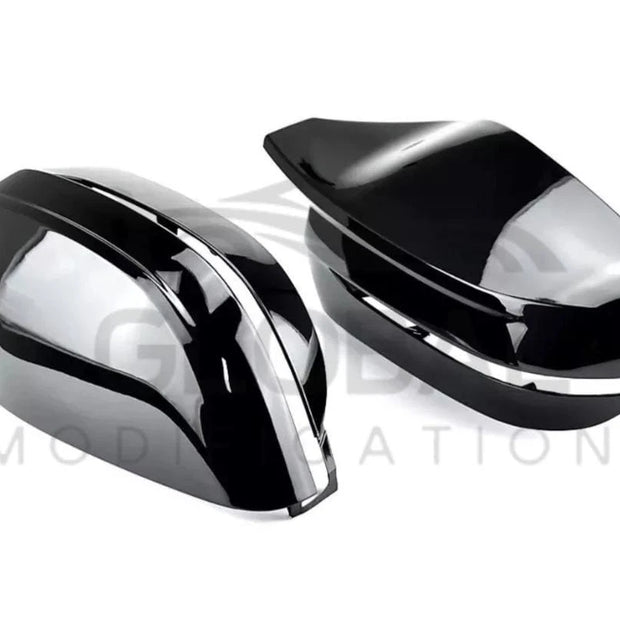 BMW 3 4 5 SERIES G20 G30 G42 GLOSS BLACK MIRROR COVERS - M STYLE