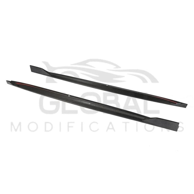 BMW X5 G05 GENUINE CARBON FIBRE SIDE SKIRT EXTENSIONS - 19-25