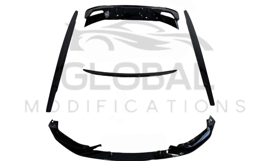 BMW 5 SERIES G30 GLOSS BLACK FULL BODY KIT - MP STYLE - BLACK 17-20