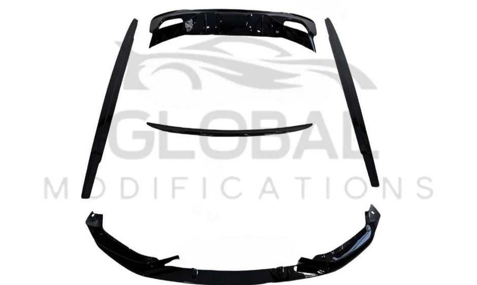 BMW 5 SERIES G30 GLOSS BLACK FULL BODY KIT - MP STYLE - BLACK 17-20