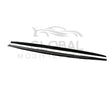 BMW 3 SERIES F30/F31 GLOSS BLACK SIDE SKIRT EXTENSIONS - MP STYLE - BLACK