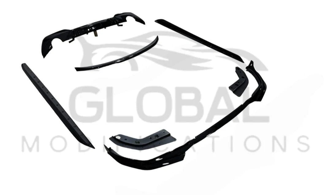 BMW 3 SERIES G20 GLOSS BLACK FULL BODY KIT - MP STYLE - BLACK 19-22