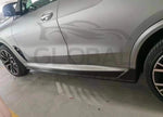 BMW X5M F95 GENUINE CARBON FIBRE SIDE SKIRT EXTENSIONS - 20-24