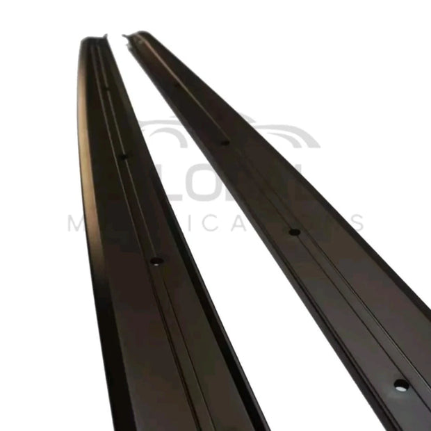 BMW M3 F80 GLOSS BLACK SIDE SKIRT EXTENSIONS - MP STYLE - BLACK