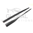 BMW X3M F97 X4M F98 GENUINE CARBON FIBRE SIDE SKIRT EXTENSIONS - 19-24