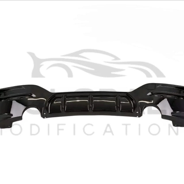 BMW 1 SERIES F20 GLOSS BLACK REAR DIFFUSER - MP STYLE - BLACK 15-19