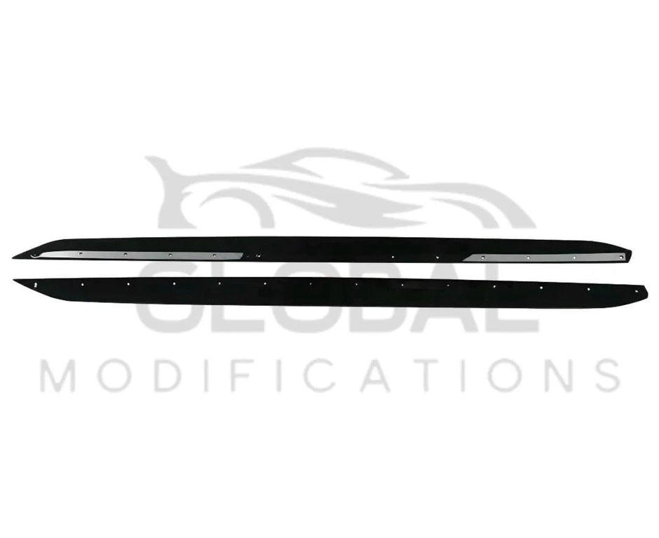 BMW 3 SERIES G20 G21 GLOSS BLACK SIDE SKIRT EXTENSIONS - MP STYLE