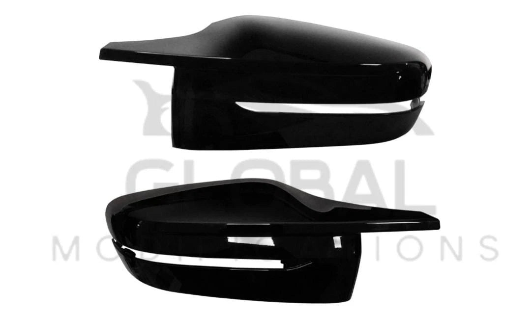 BMW 3 4 5 SERIES G20 G30 G42 GLOSS BLACK MIRROR COVERS - M STYLE