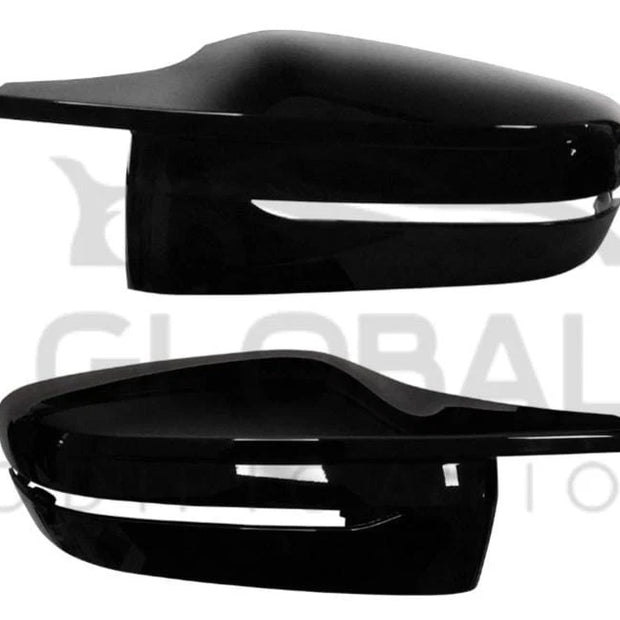 BMW 3 4 5 SERIES G20 G30 G42 GLOSS BLACK MIRROR COVERS - M STYLE