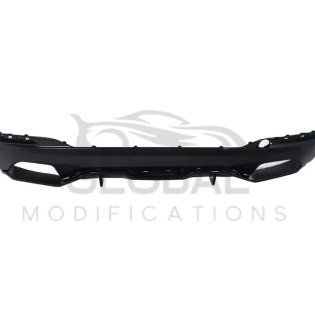 BMW 5 SERIES G30 G31 GLOSS BLACK REAR DIFFUSER - MP STYLE - BLACK 17-24