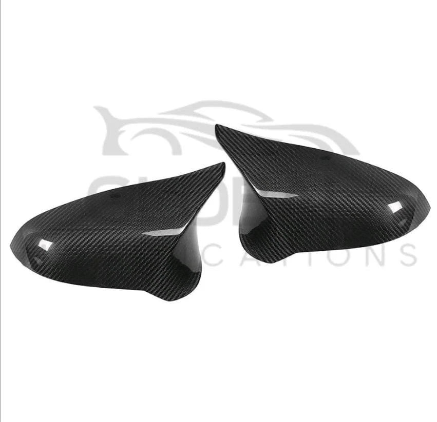 BMW M2 M3 M4 F87 F80 F82 GENUINE CARBON FIBRE MIRROR COVERS - M STYLE 14-19