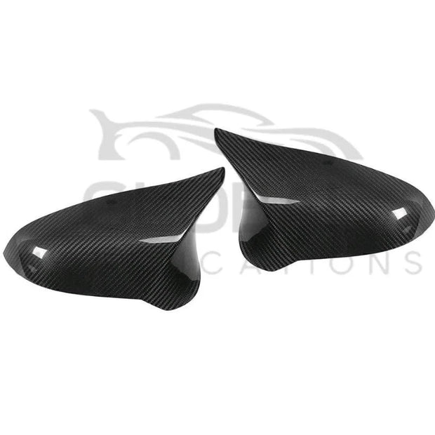 BMW M2 M3 M4 F87 F80 F82 GENUINE CARBON FIBRE MIRROR COVERS - M STYLE 14-19