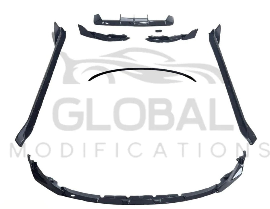 BMW M3 G80 GLOSS BLACK FULL BODY KIT - MP STYLE - BLACK 20-25