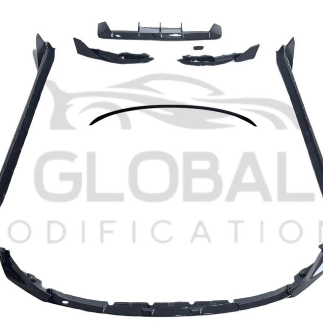 BMW M3 G80 GLOSS BLACK FULL BODY KIT - MP STYLE - BLACK 20-25