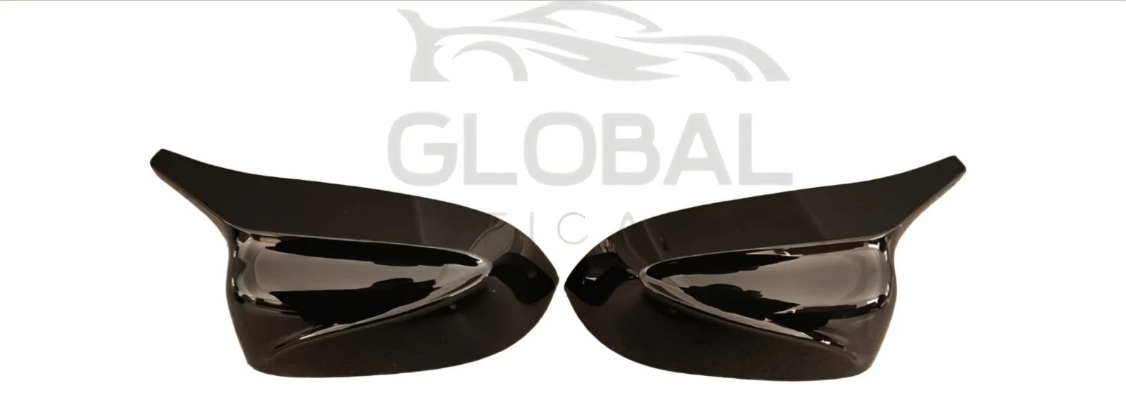 BMW X3 X4 X5 X6 X7 G01 G02 G05 GLOSS BLACK MIRROR COVERS M STYLE BLACK 19-25