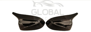BMW X3 X4 X5 X6 X7 G01 G02 G05 GLOSS BLACK MIRROR COVERS M STYLE BLACK 19-25