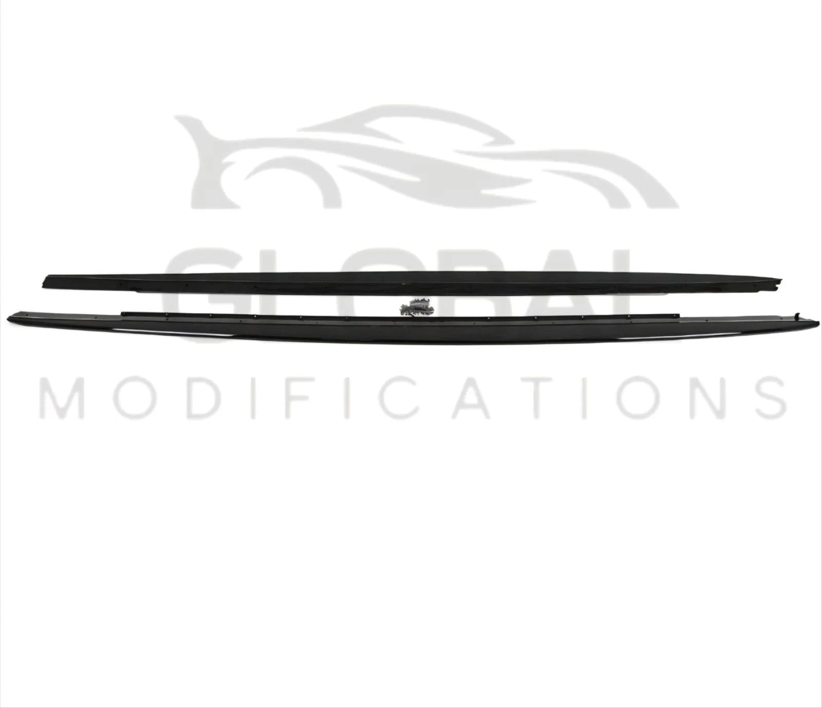 BMW M5 F90 GLOSS BLACK SIDE SKIRT EXTENSIONS - MP STYLE - BLACK 18-24