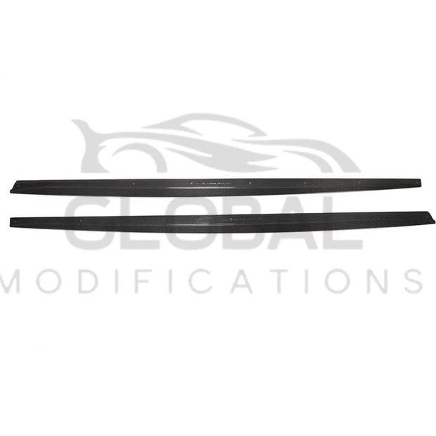 BMW M3 F80 GENUINE CARBON FIBRE SIDE SKIRT EXTENSIONS - MP STYLE - 14-18