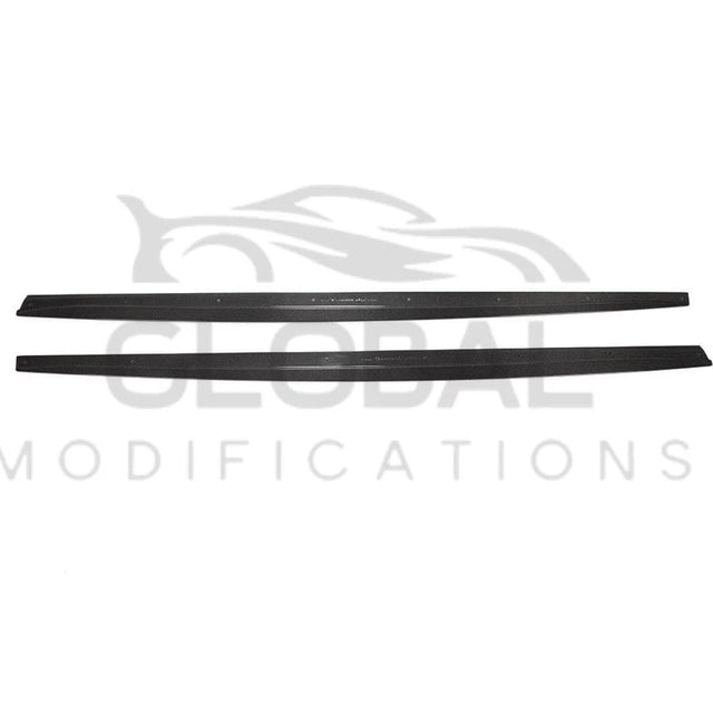 BMW M3 F80 GENUINE CARBON FIBRE SIDE SKIRT EXTENSIONS - MP STYLE - 14-18