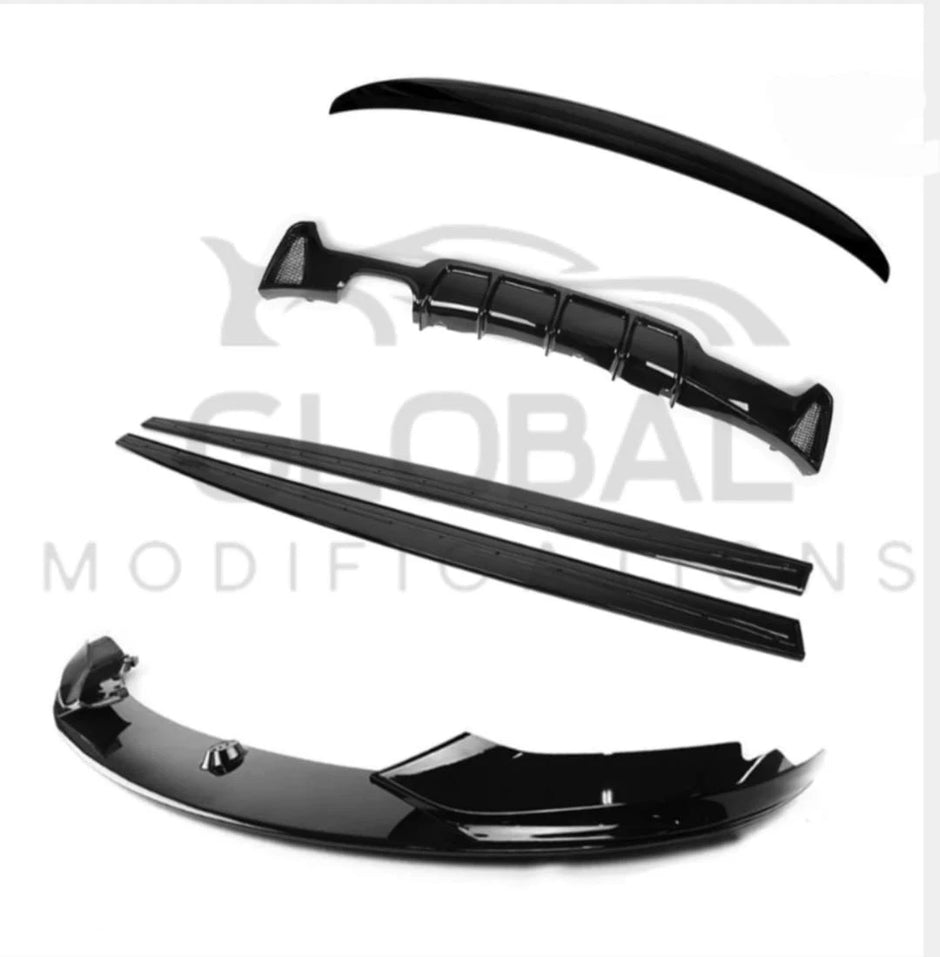 BMW 4 SERIES F32/F33/F36 GLOSS BLACK FULL KIT - MP STYLE - BLACK