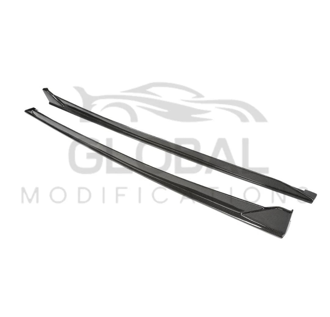 BMW X5M F95 GENUINE CARBON FIBRE SIDE SKIRT EXTENSIONS - 20-24