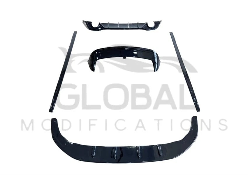 VW GOLF GTI MK8 GLOSS BLACK FULL KIT - AERO STYLE - BLACK