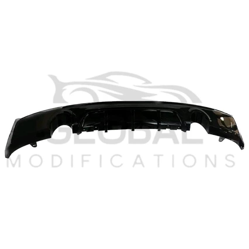 BMW 2 SERIES F22 BLACK REAR DIFFUSER - MP 240I STYLE - BLACK 14-21