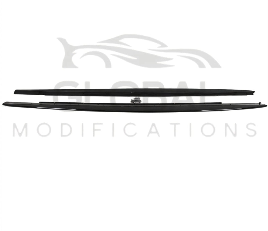 BMW 5 SERIES G30/G31 GLOSS BLACK SIDE SKIRT EXTENSIONS - MP STYLE - BLACK 17-24
