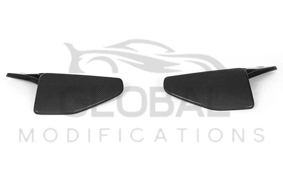BMW X5 F15 GENUINE CARBON FIBRE REAR CORNER SPLATS PIECES - MP STYLE - 13-18