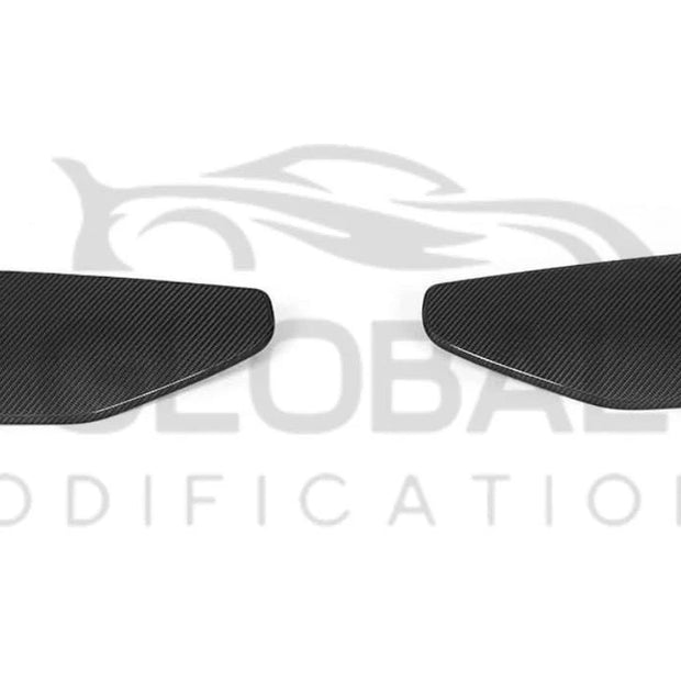 BMW X5 F15 GENUINE CARBON FIBRE REAR CORNER SPLATS PIECES - MP STYLE - 13-18